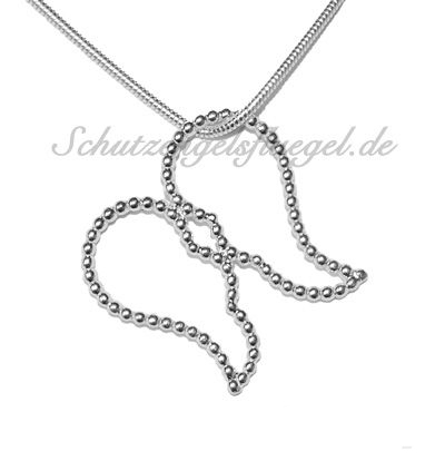 Schutzengelsflügel zweiflügelig Größe M<br>in 925/000 Sterling-Silber